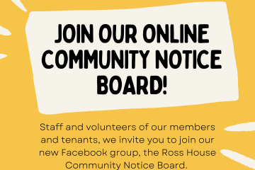 Launching the new Community Notice Board Facebook Group